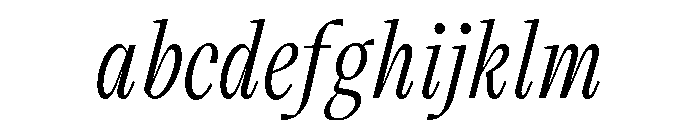 VictorNarrow 45RegularItalic FONT