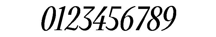 VictorNarrow 55MediumItalic Font OTHER CHARS