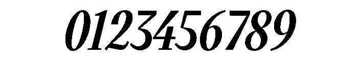 VictorNarrow 65SemiboldItalic Font OTHER CHARS