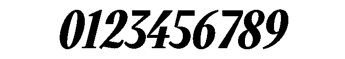 VictorNarrow 75BoldItalic Font OTHER CHARS