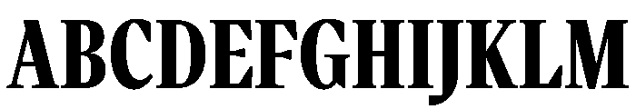 VictorNarrow Bold Instance Font UPPERCASE