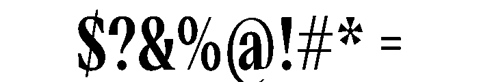 VictorNarrow Semibold Instance Font OTHER CHARS