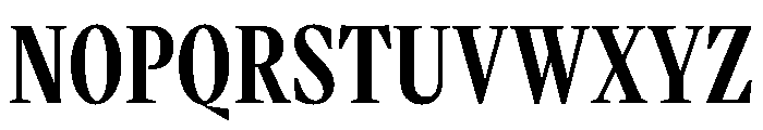VictorNarrow Semibold Instance Font UPPERCASE