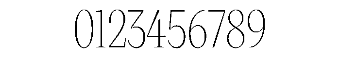 VictorNarrow Thin Instance Font OTHER CHARS
