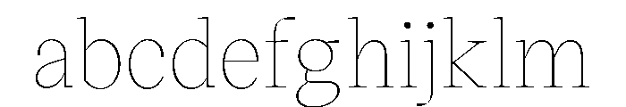 VictorSerif 10Hairline FONT