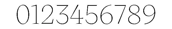 VictorSerif 20Thin Font OTHER CHARS