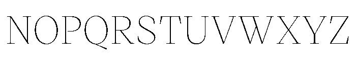 VictorSerif 20Thin Font UPPERCASE