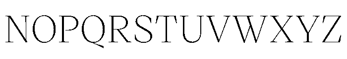 VictorSerif 30Light Font UPPERCASE