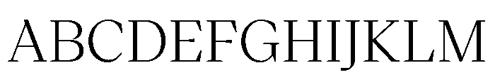 VictorSerif 40Regular Font UPPERCASE