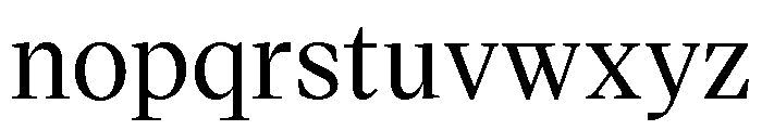 VictorSerif 50Medium Font LOWERCASE