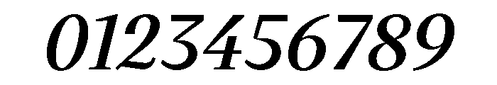 VictorSerif 65SemiboldItalic Font OTHER CHARS