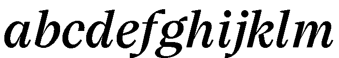 VictorSerif 65SemiboldItalic FONT