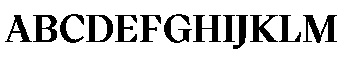 VictorSerif 70Bold Font UPPERCASE