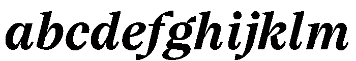 VictorSerif 75BoldItalic FONT