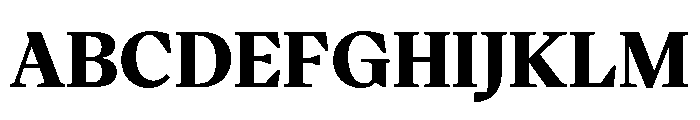 VictorSerif 80Black Font UPPERCASE