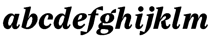VictorSerif 85BlackItalic FONT