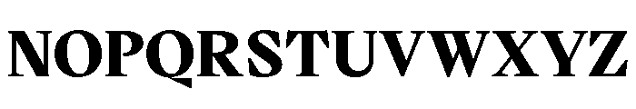 VictorSerif Black Instance Font UPPERCASE