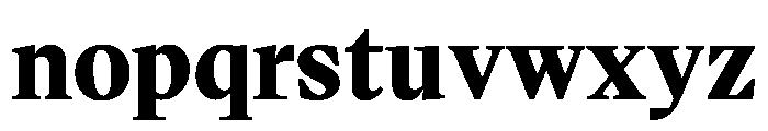 VictorSerif Black Instance Font LOWERCASE