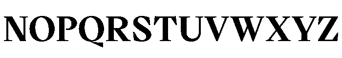 VictorSerif Bold Instance Font UPPERCASE