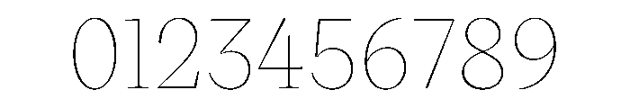 VictorSerif Hairline Instance Font OTHER CHARS