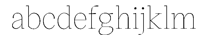 VictorSerif Hairline Instance FONT