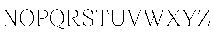 VictorSerif Light Instance Font UPPERCASE