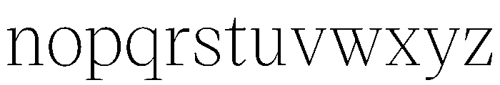 VictorSerif Light Instance Font LOWERCASE