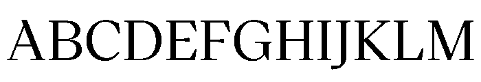 VictorSerif Medium Instance Font UPPERCASE