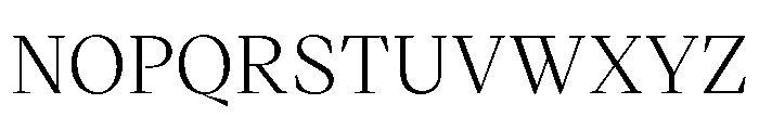 VictorSerif Regular Instance Font UPPERCASE