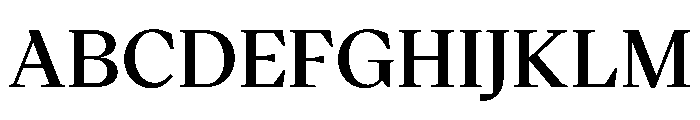 VictorSerif Semibold Instance Font UPPERCASE