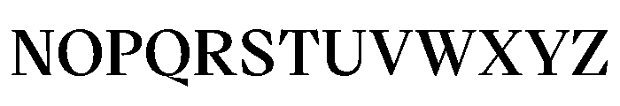 VictorSerif Semibold Instance Font UPPERCASE