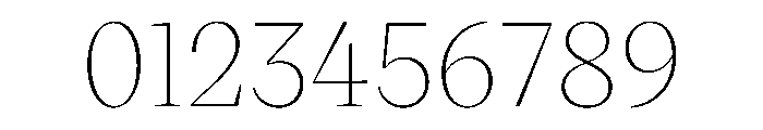 VictorSerif Thin Instance Font OTHER CHARS