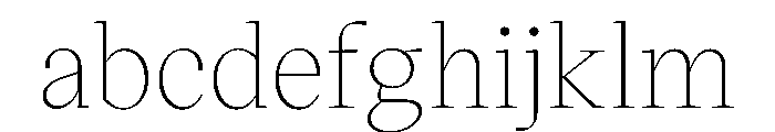 VictorSerif Thin Instance FONT
