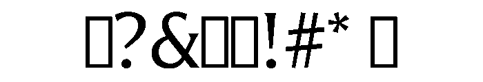 Viktor Regular Font OTHER CHARS