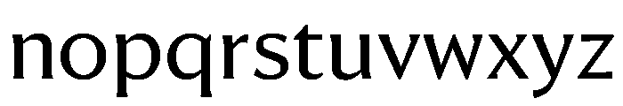 Viktor Regular Font LOWERCASE