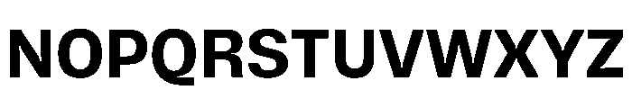 Vinila Bold Instance Font UPPERCASE