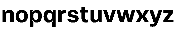 Vinila Bold Instance Font LOWERCASE