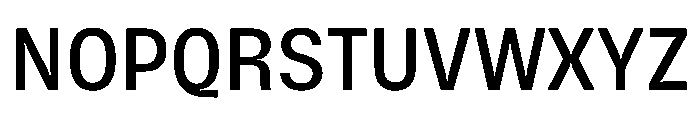 Vinila CondensedRegular Instance Font UPPERCASE