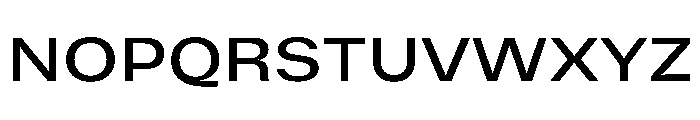 Vinila Extended Font UPPERCASE