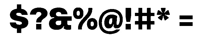 Vinila ExtraBold Instance Font OTHER CHARS