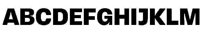 Vinila ExtraBold Instance Font UPPERCASE