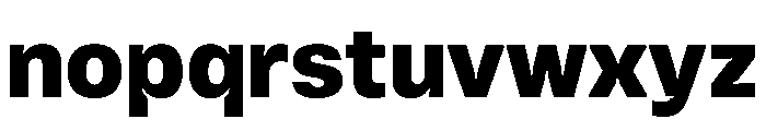 Vinila ExtraBold Instance Font LOWERCASE