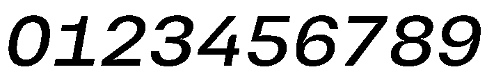 Vinila Oblique Instance Font OTHER CHARS