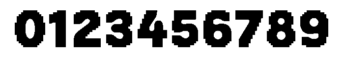 Visual Black Font OTHER CHARS