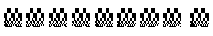 Visual Black Font OTHER CHARS