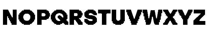 Visual Black Font UPPERCASE