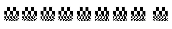 Visual Bold Font OTHER CHARS