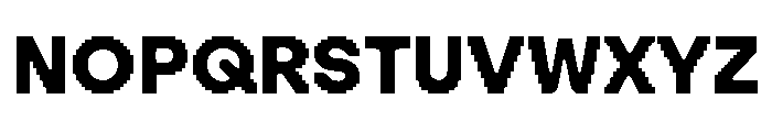 Visual Bold Font UPPERCASE