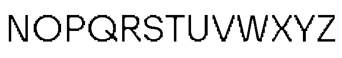 Visual Light Font UPPERCASE