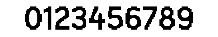 Visual Medium Font OTHER CHARS